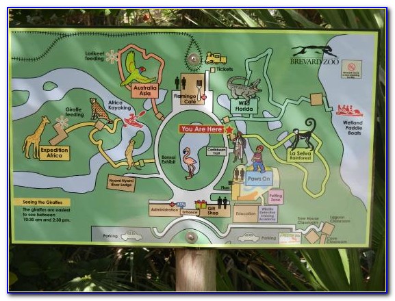 Brevard Zoo Trail Map