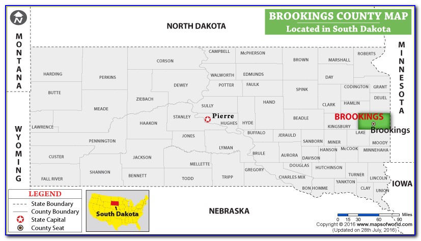 Brookings Sd 57006 Map