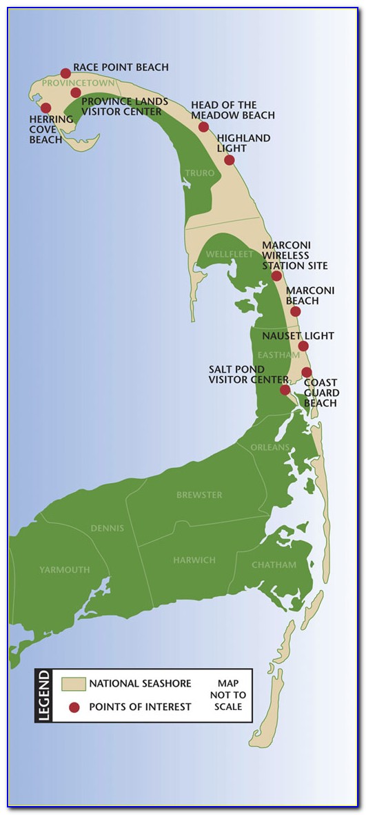 Cape Cod National Seashore Map Pdf