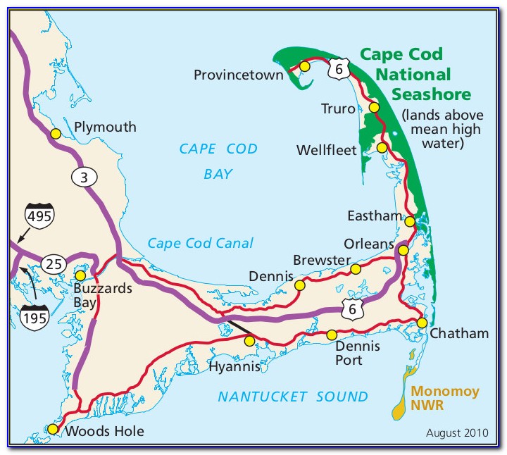 Cape Cod National Seashore Trail Map
