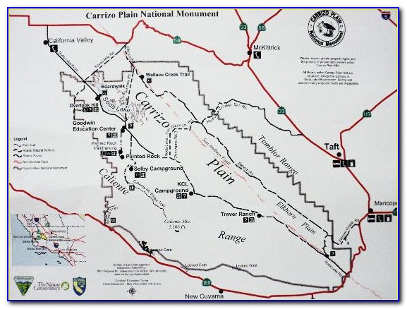 Carrizo Plain Hunting Map
