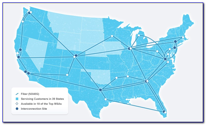 Comcast Business Fiber Map