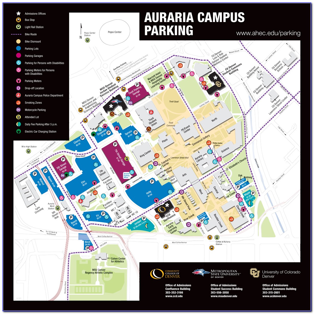 Cu Denver Anschutz Campus Map