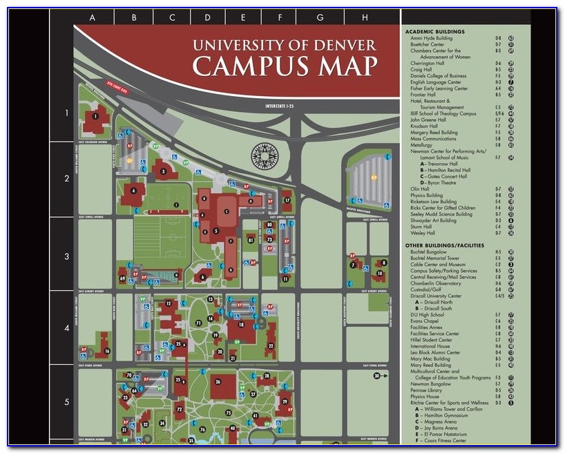 Cu Denver Business School Map