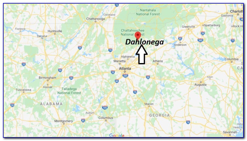 Dahlonega Ga City Limits Map