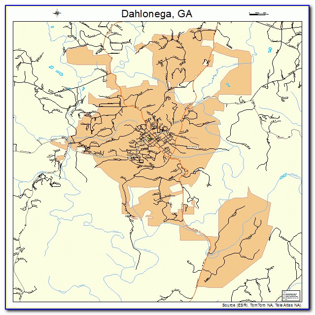 Dahlonega Ga Map