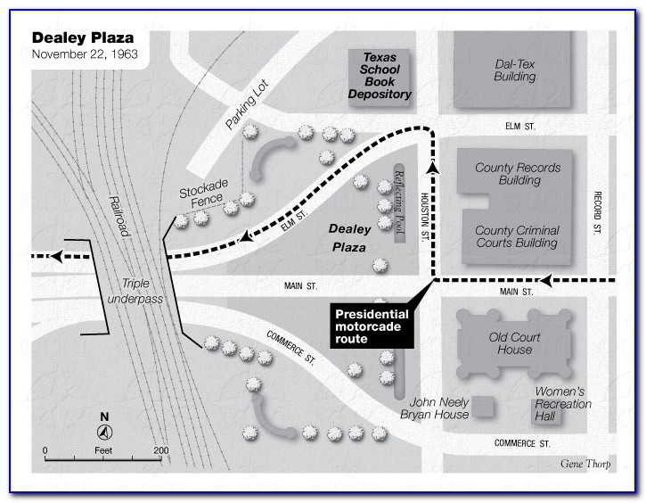 Dealey Plaza Map