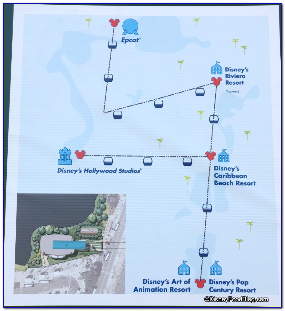 Disney Riviera Resort Map Location