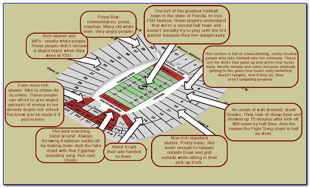 Doak Campbell Stadium Parking Map