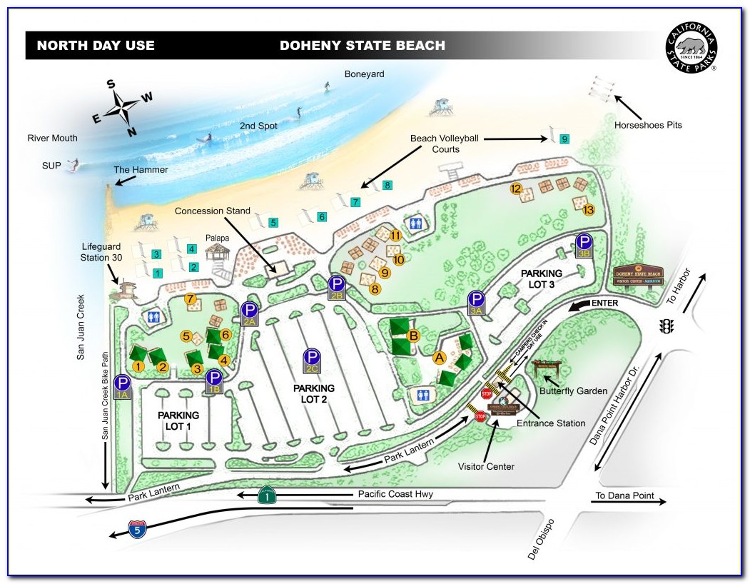 Doheny State Beach Camping Map Pdf