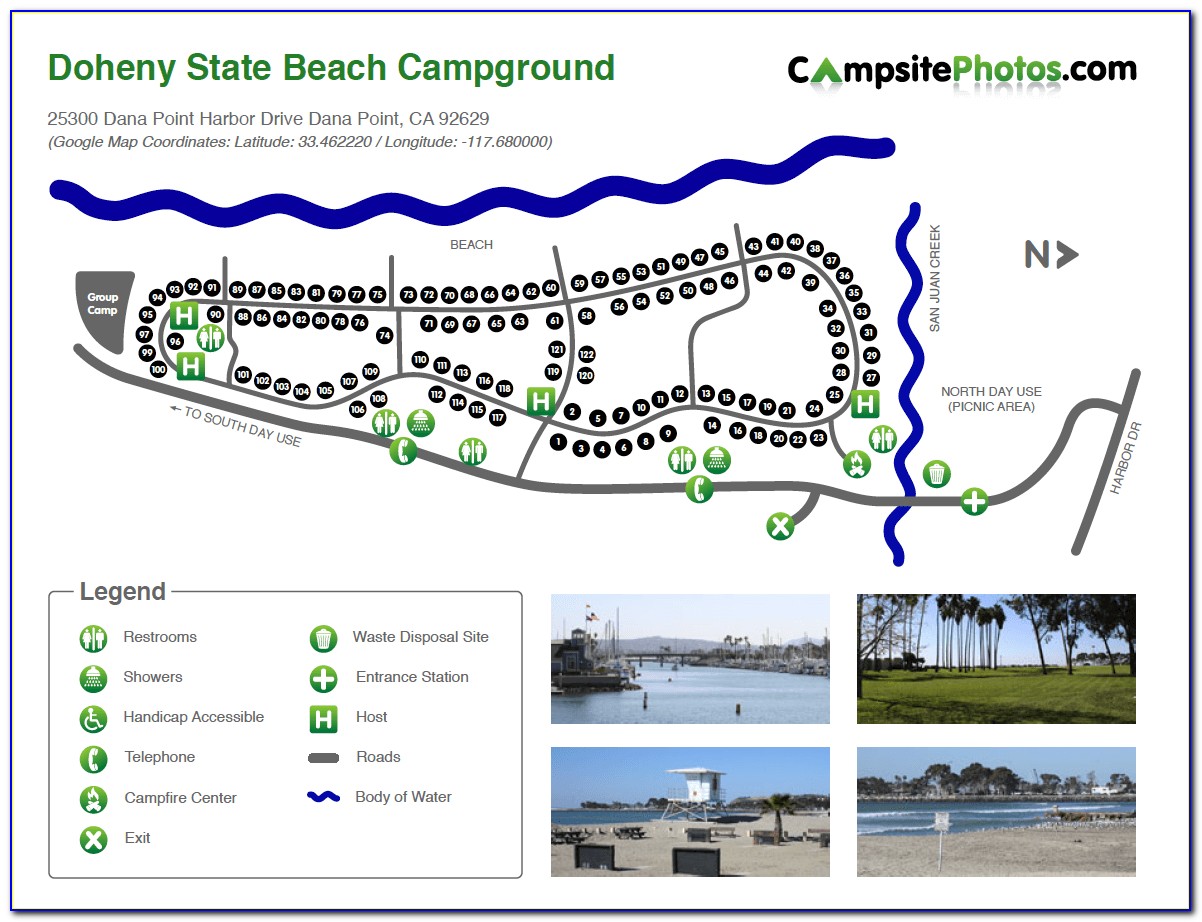 Doheny State Beach Map