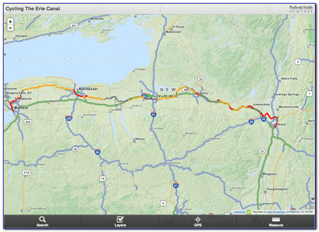 Erie Canal Bike Trail Map Pdf