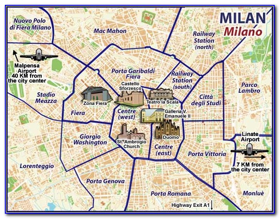 Florence Italy Tourist Attractions Map