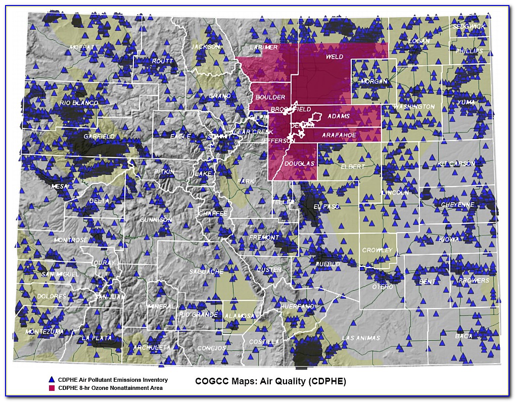 Fracking Map Colorado 2020