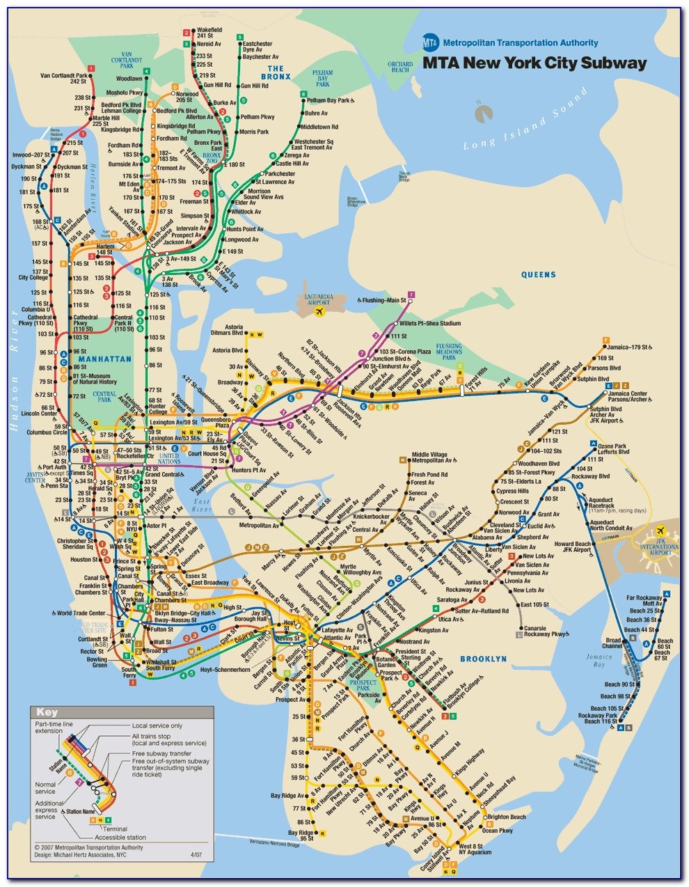 Free Map Of Manhattan Nyc