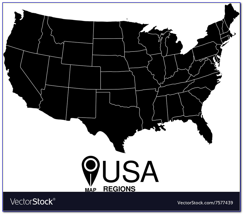 Free Us Map Vector Image