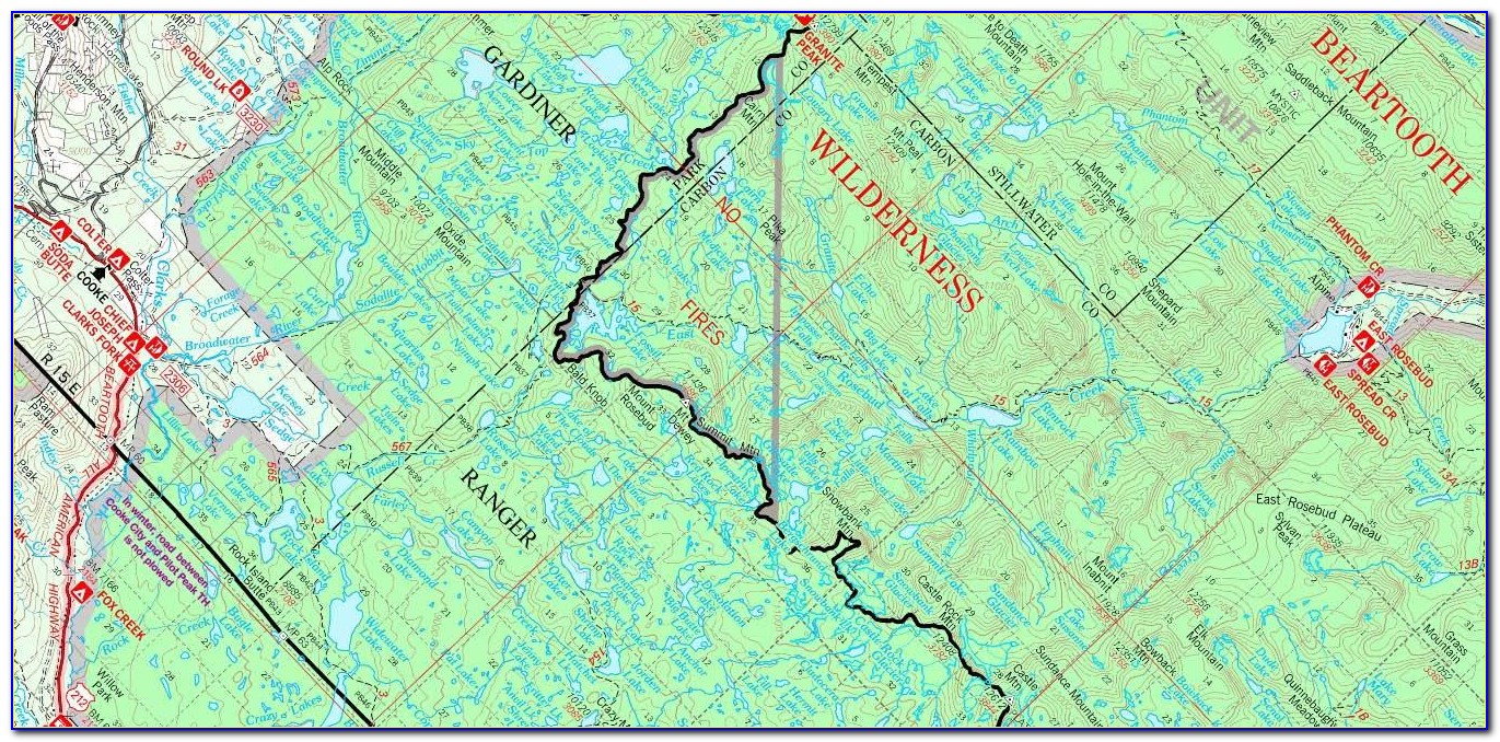 Gallatin National Forest Ohv Maps