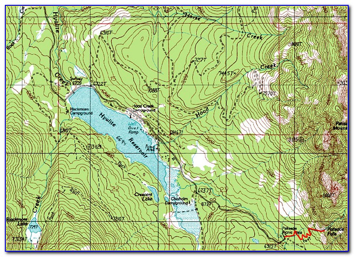 Gallatin National Forest Snowmobile Map