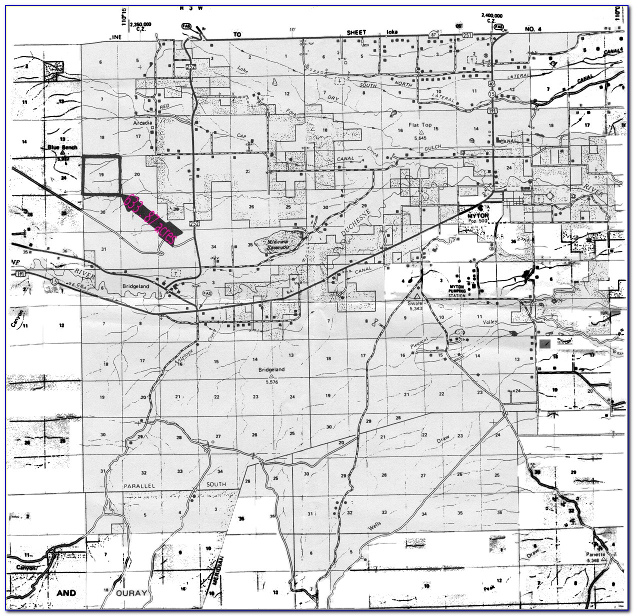 Garfield County Utah Plat Maps