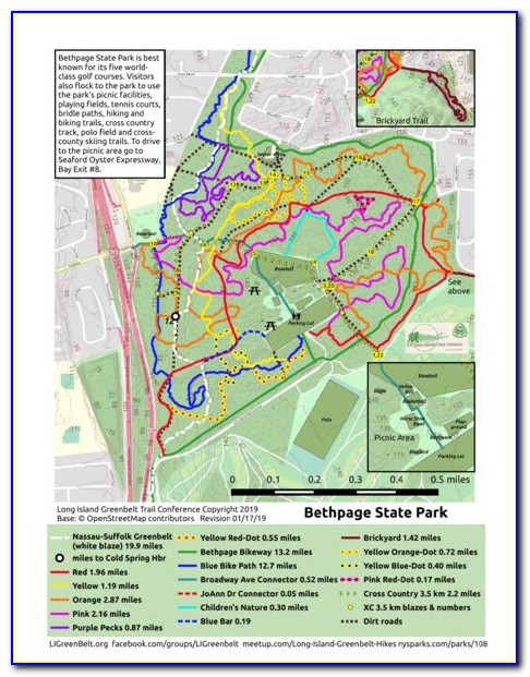 Greenbelt Trail Map Massapequa