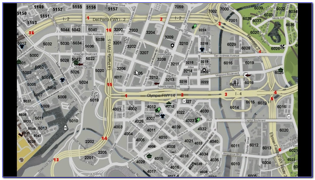 Gta 5 Map With Street Names And Postal Codes Pdf