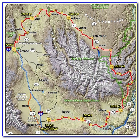 Hells Canyon River Map