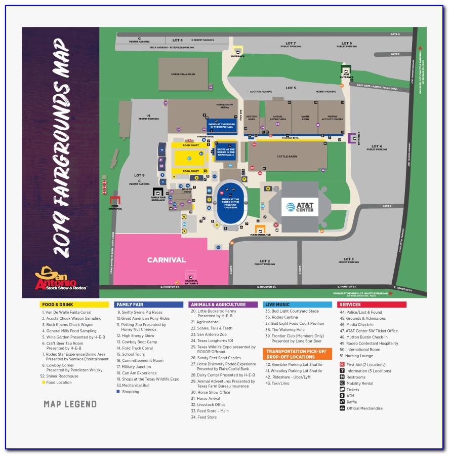 Houston Livestock Show And Rodeo Parking Map