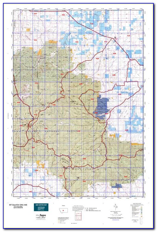 Hunting Zone Montana Hunting District Map