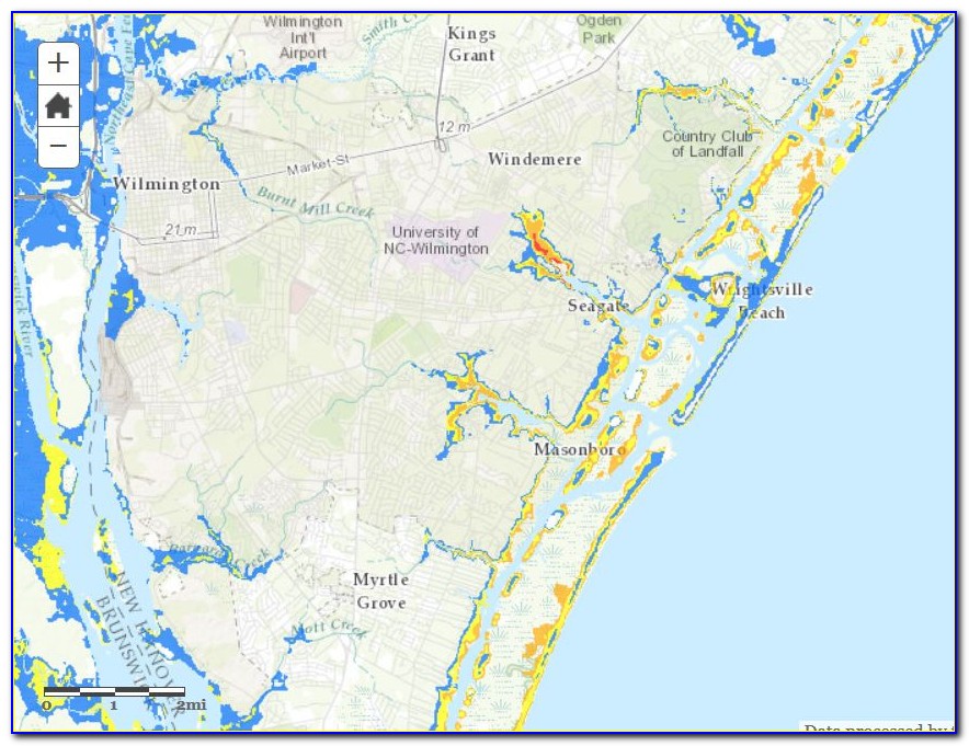 Hurricane Florence Flood Map Wilmington Nc
