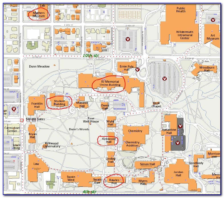 Iu Bloomington Campus Map Pdf