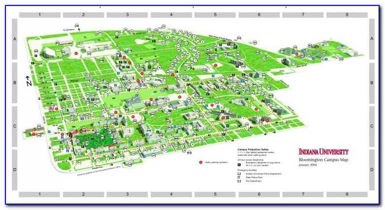 Iu Bloomington Student Parking Map