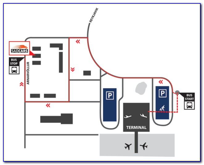 Kef Airport Parking Map