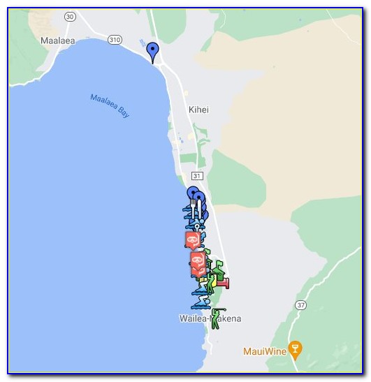 Kihei Maui Map Google