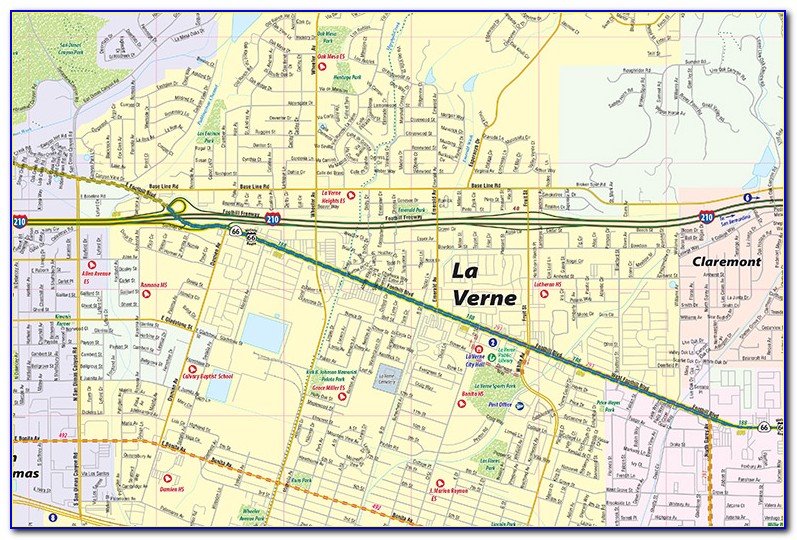 La Verne Ca Map