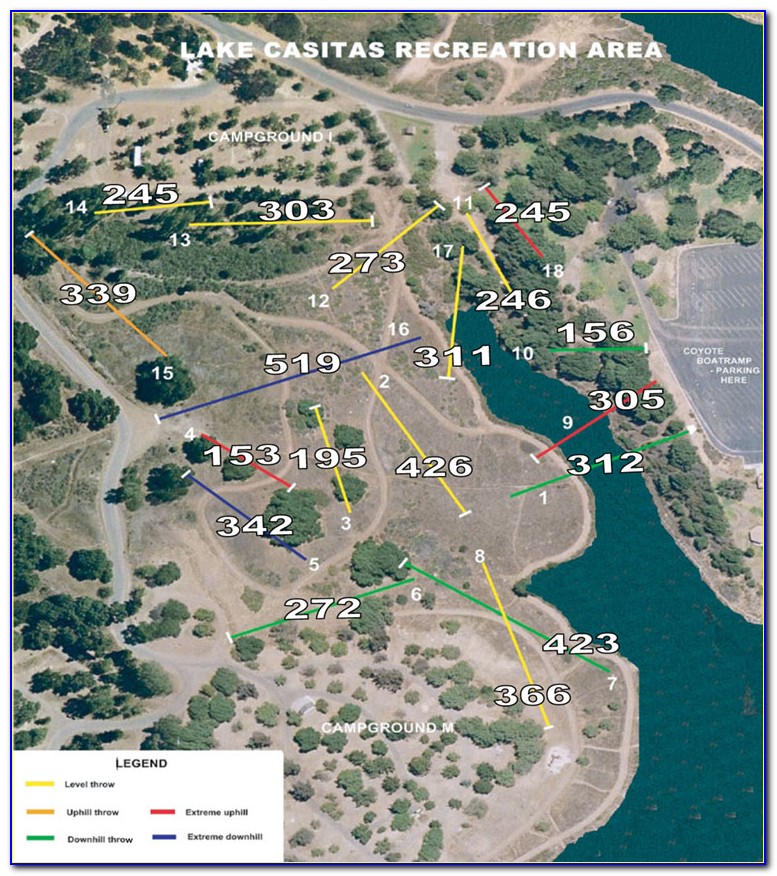 Lake Casitas Camping Map Osprey