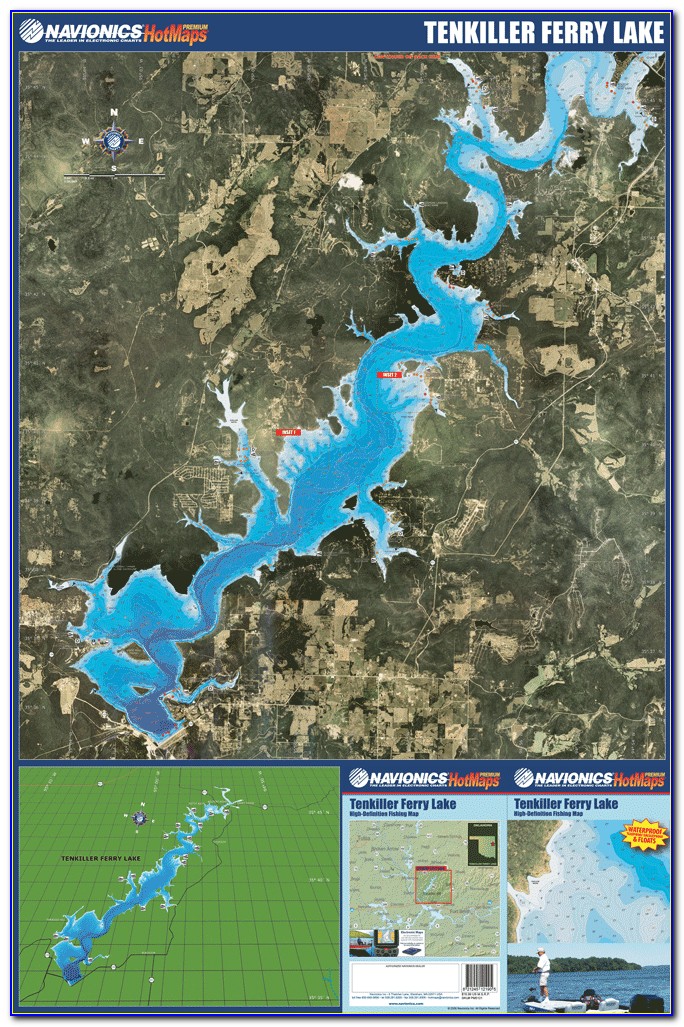 Lake Tenkiller Camping Map