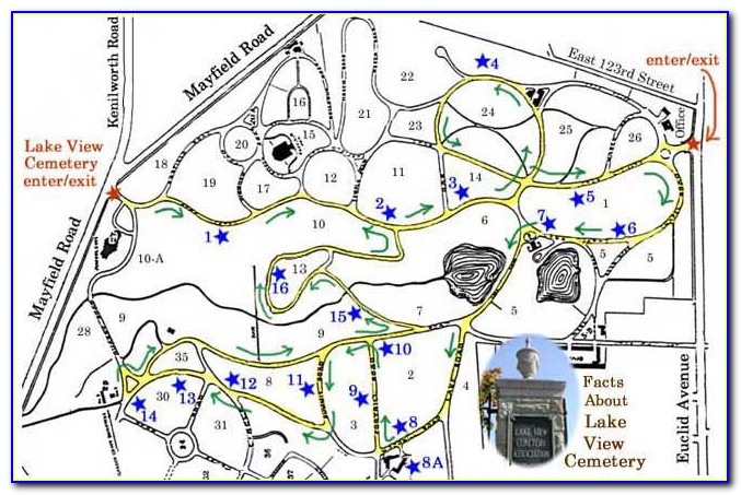 Lakeview Cemetery Map Jamestown Ny
