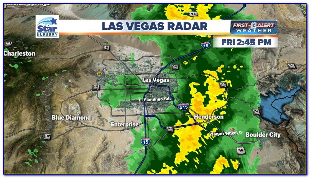 Las Vegas Valley Weather Map