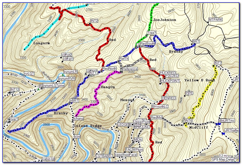 Linville Gorge Trail Map Pdf