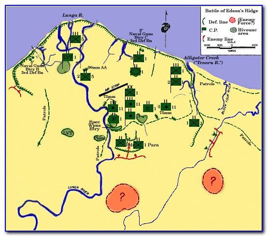 Location Battle Of Guadalcanal Map