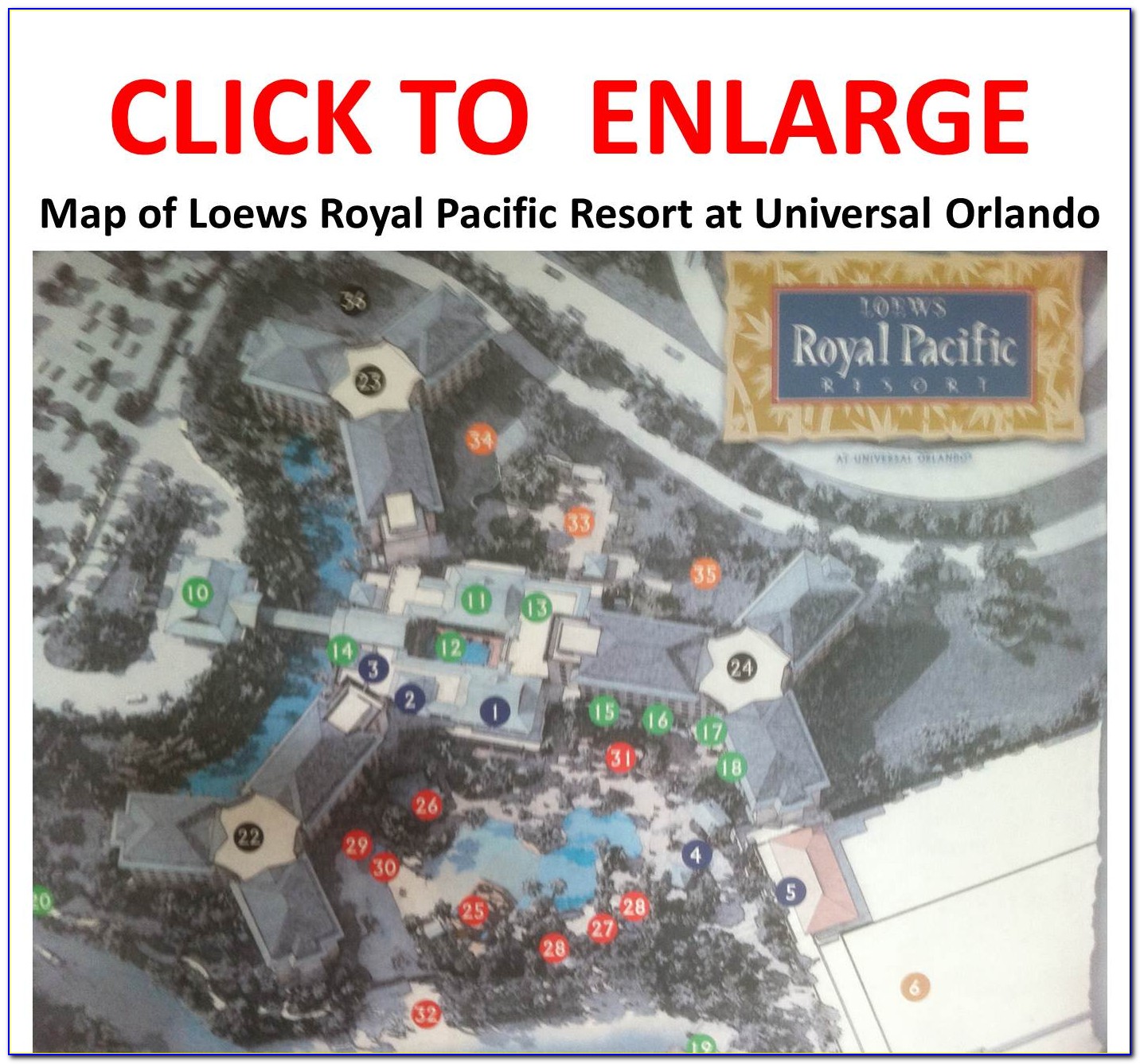 Loews Royal Pacific Resort Directions