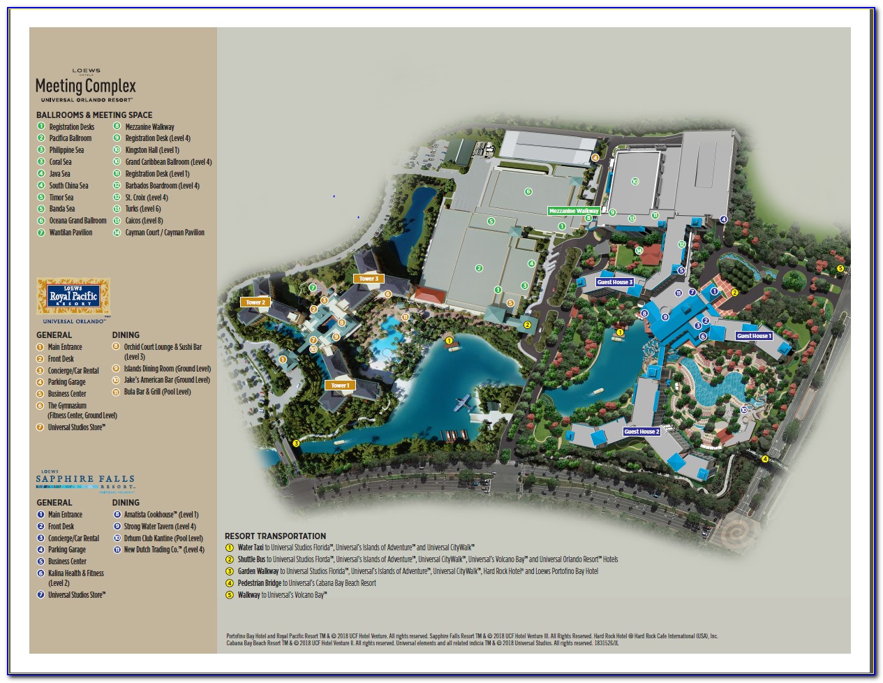 Loews Royal Pacific Resort Map Pdf