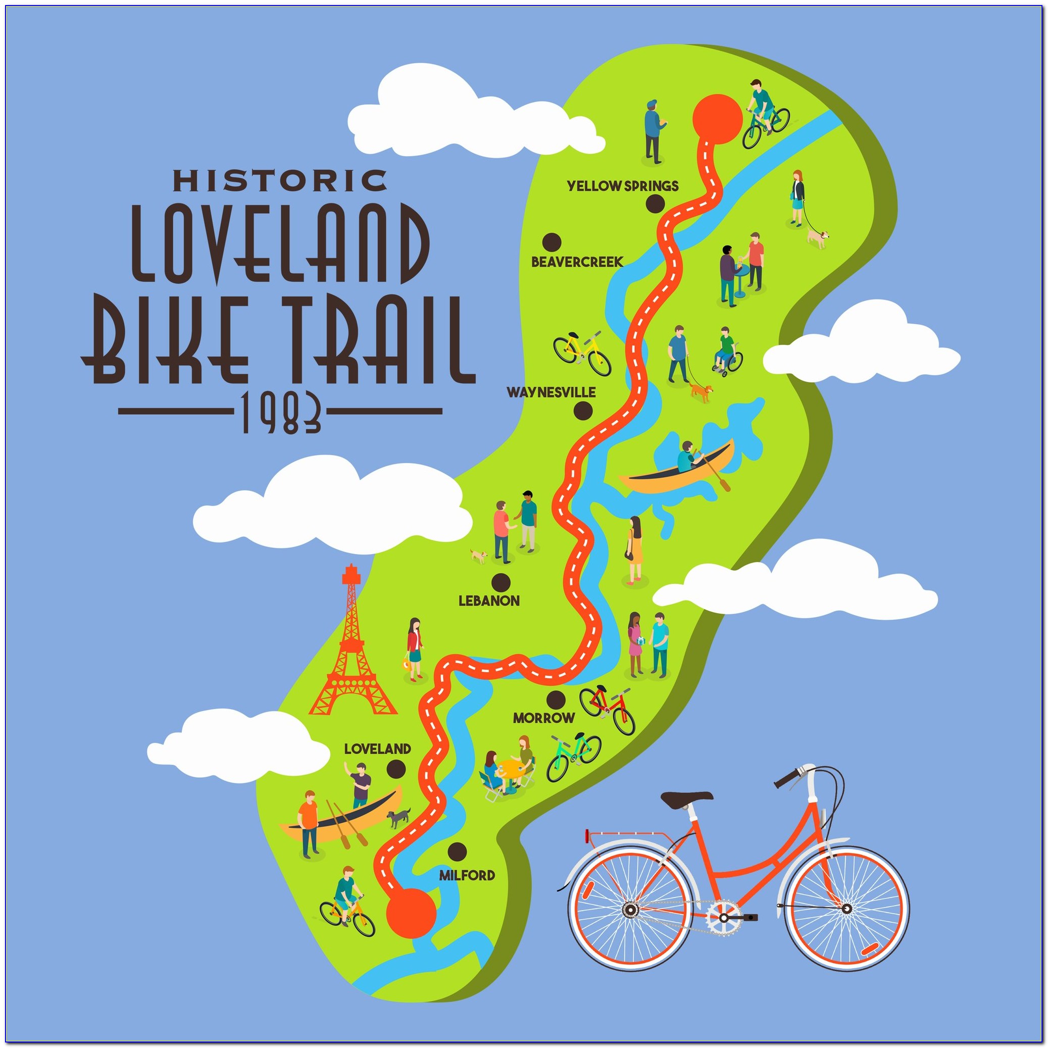 Loveland Bicycle Trail Map