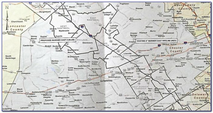 Mariner East 2 Pipeline Map Cumberland County