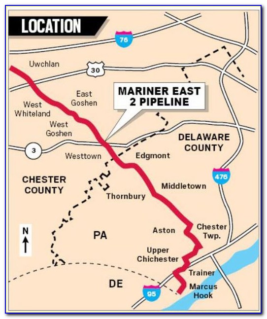 Mariner East 2 Pipeline Map Westmoreland County