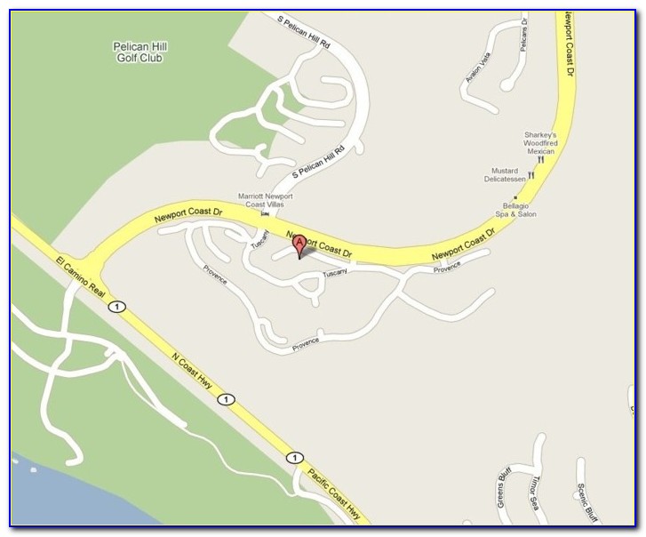 Marriott Newport Beach Villas Map