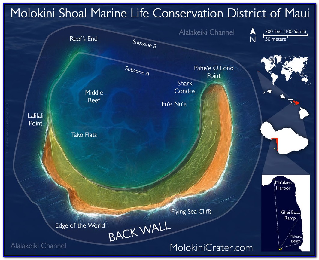 Maui Best Snorkeling Map