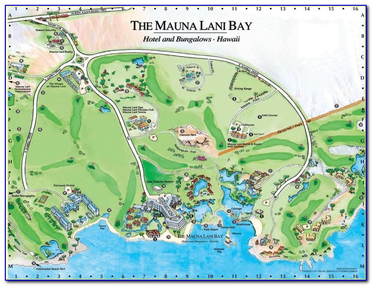 Mauna Lani Point Resort Map