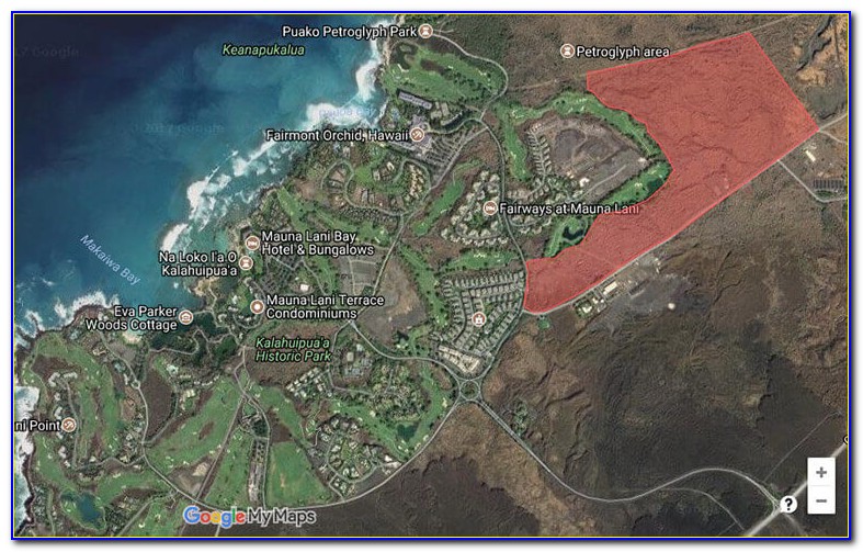 Mauna Lani Resort Area Map