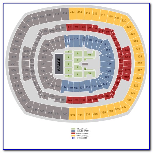 Metlife Stadium Seating Chart With Row Numbers